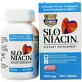 thumbnail image 1 of Slo-Niacin Vitamin B3 500 mg – Slow-Release Niacin Tablets for Heart Health, Energy, Blood Sugar Support – 100 Count, 1 of 3