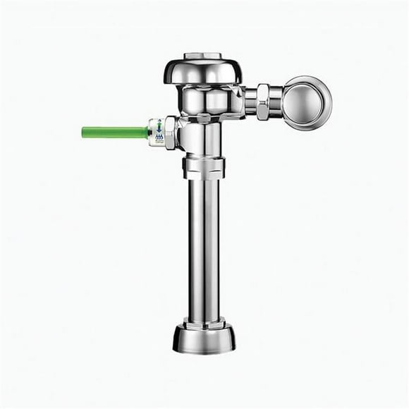 Sloan 3760000 1.6 GPF 15 to 80 PSI Single-Flush Manual Exposed Flushometer with 1 in. IPS Inlet & 1.5 in. Spud, Polished Chrome