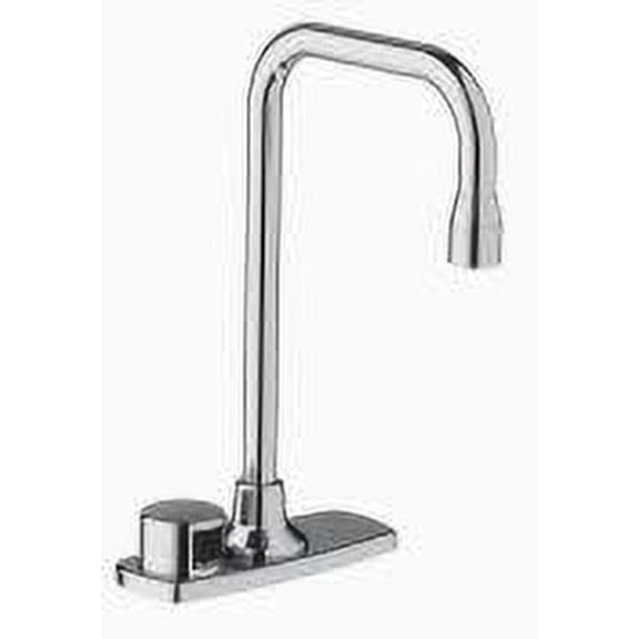 Sloan Etf-770-4-Plg-Tee-Cp-1.5GPM-Lam-Ir-Bt-Fct Optima 1.5 GPM Deck Mounted Gooseneck