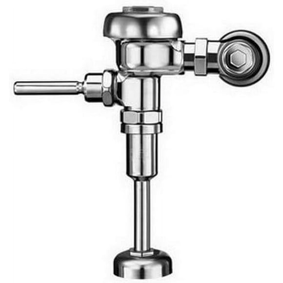 Sloan Royal 186 Exposed Manual Urinal Flushometer, 1.0 GPF Manual Flush Valve - Single Flush Non-Hold-Open Handle, Fixture Connection Top Spud, Polished Chrome Finish, 3012636
