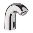 thumbnail image 1 of Sloan SF-2100 Sensor Activated Touch-Free Faucet, Commercial Grade w/Mounting Hardware - 0.5 GPM Plug Adapter Hardwired Deck-Mounted Low Body with 4" Trim Plate, Polished Chrome Finish, 3362103, 1 of 9