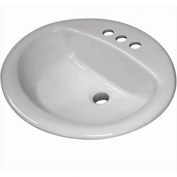 Sloan SS3002 Standard Drop In Sink, White