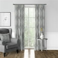 thumbnail image 1 of Sloane Pinch Pleat Drapery Panel, Seabreeze & Ivory - 20 x 144 in. - Pack of 2, 1 of 1
