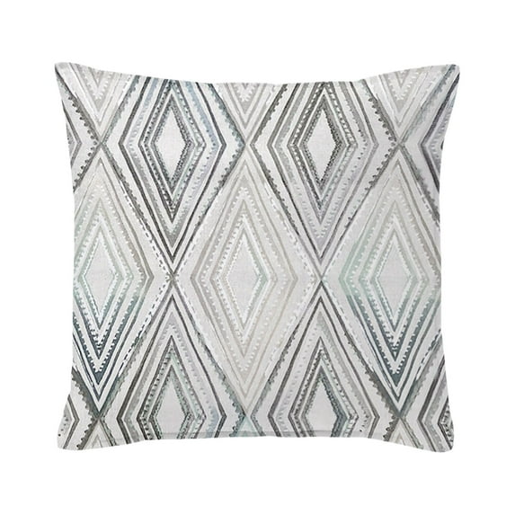 Sloane Seabreeze/Ivory Decor Pillow (Feather Insert) 20" Square