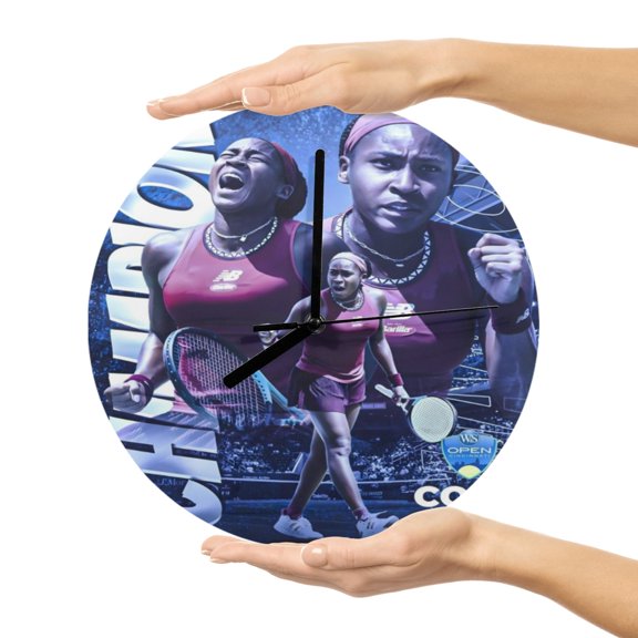 Sloane Stephens MDF Wall Clock11.6"