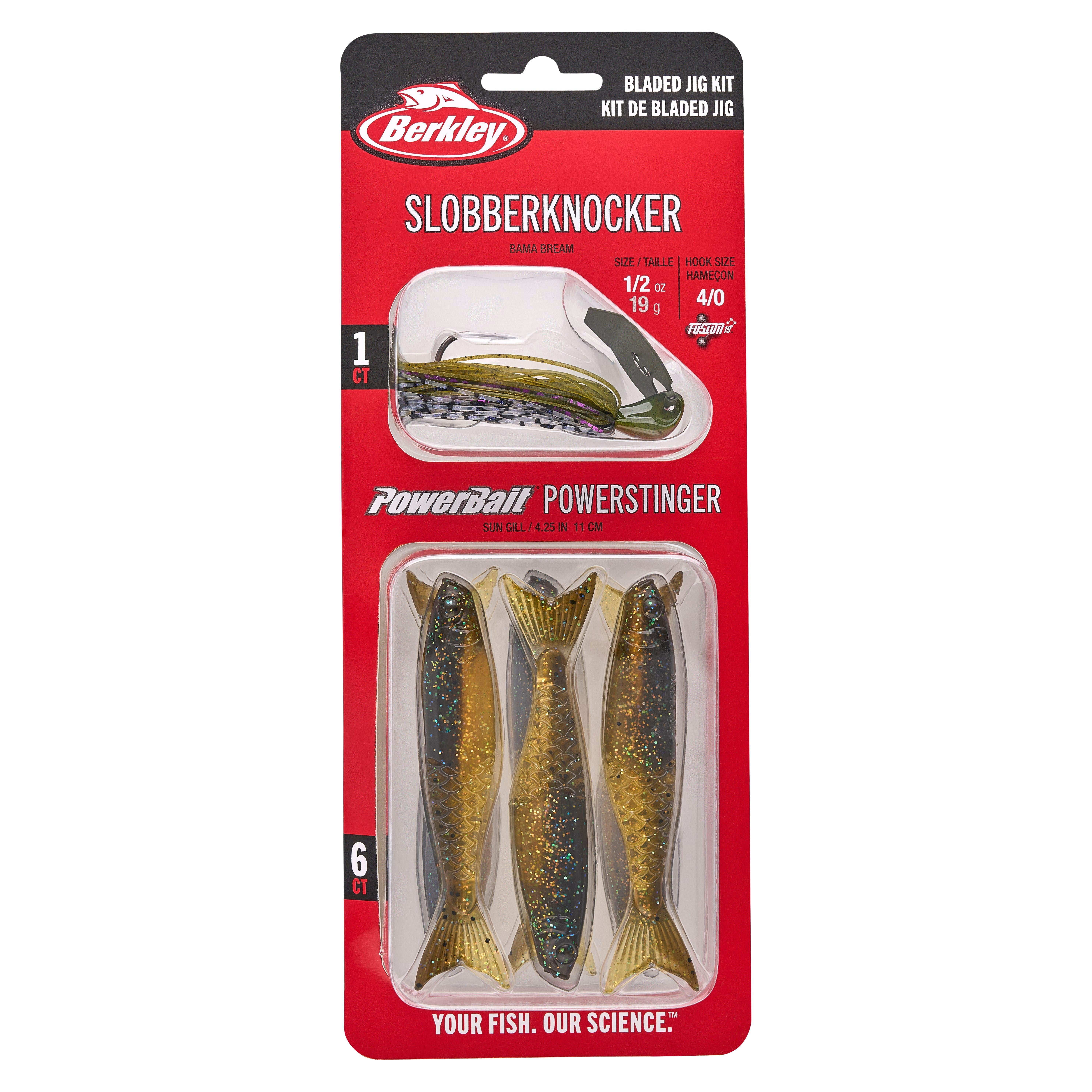 Berkley Slobberknocker and PowerStinger Kit, 1/2 oz, Bama Bream