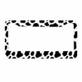 thumbnail image 1 of Sloboki Animal Cow Print Spot License Plate Frame Universal Aluminum Metal Car Tag Holders Cars Decor, 1 of 5