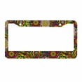 thumbnail image 1 of Sloboki Hippie Boho Floral Daisy Flower License Plate Frame Universal Aluminum Metal Car Tag Holders Cars Decor, 1 of 5