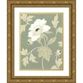 thumbnail image 1 of Slocum, Nancy 12x14 Gold Ornate Wood Framed with Double Matting Museum Art Print Titled - Small Peony Elegance I, 1 of 4