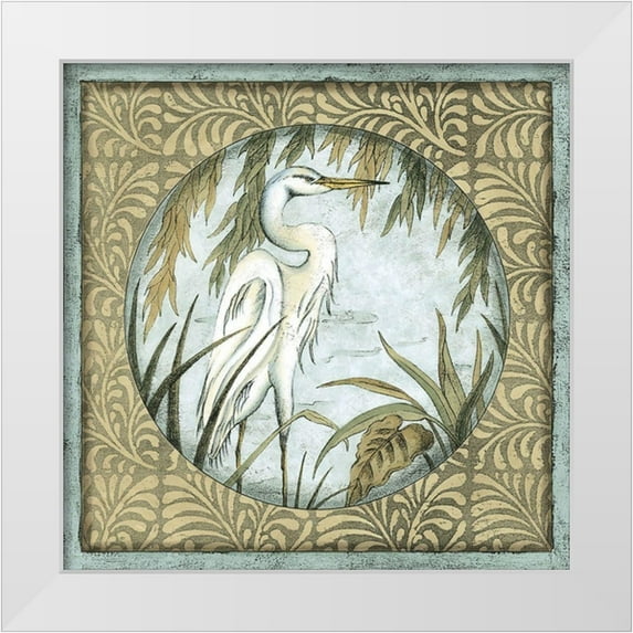 Slocum, Nancy 26x26 White Modern Wood Framed Museum Art Print Titled - Small Quiet Elegance I