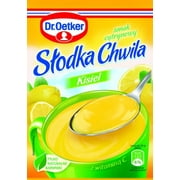 Slodka Chwila Kisiel European Jelly Dessert Lemon X5- Imported From EUROPE- Shipping From