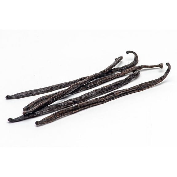 Slofoodgroup Extract Grade B Madagascar Vanilla Beans - 5 Whole Beans