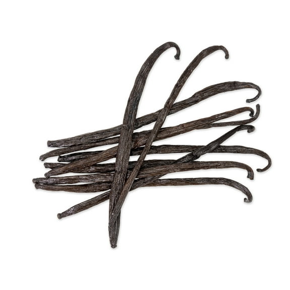 Slofoodgroup Grade A Madagascar Vanilla Beans - 10 Count Gourmet Vanilla Spice