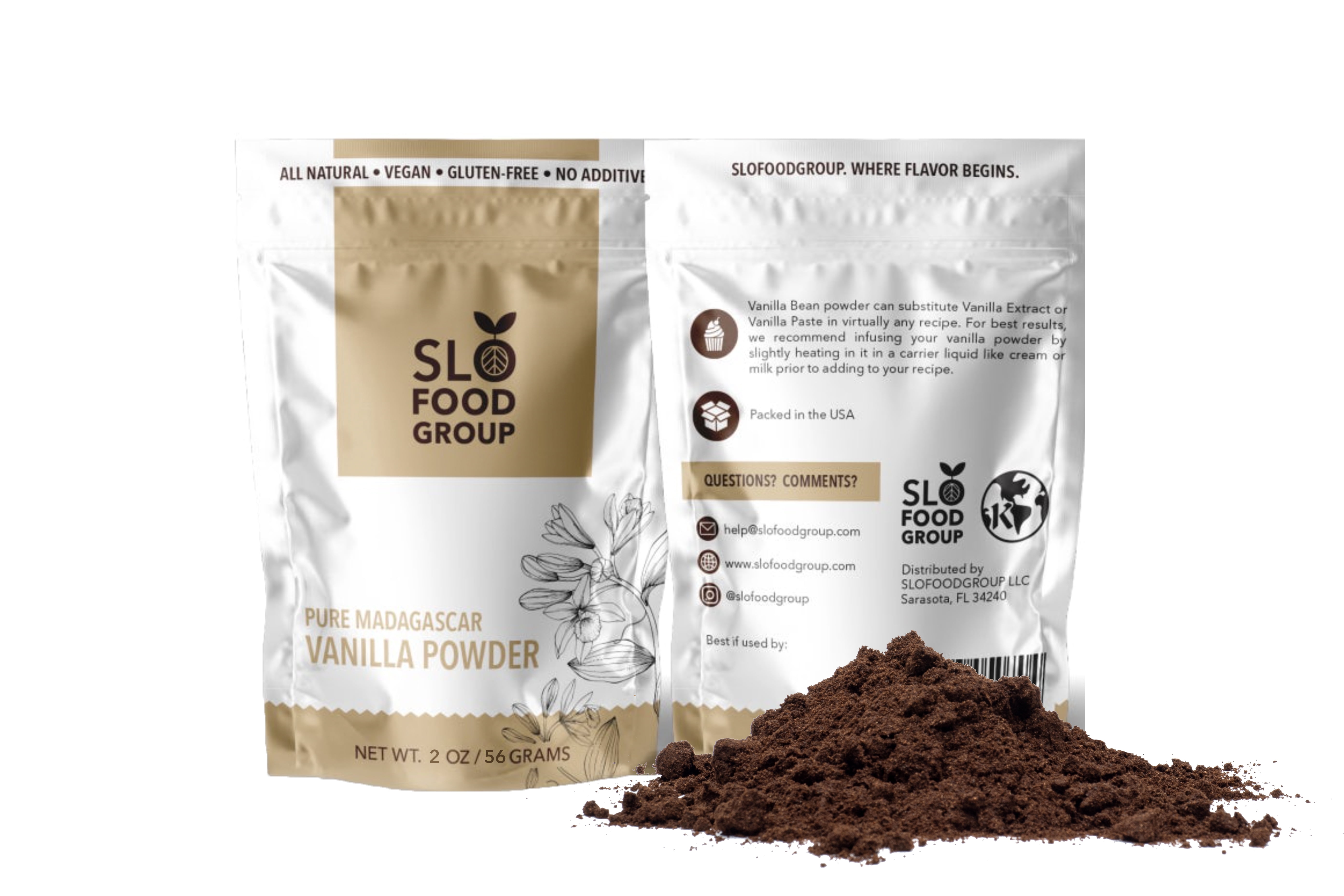 Slofoodgroup Madagascar Vanilla Powder - 2 oz.