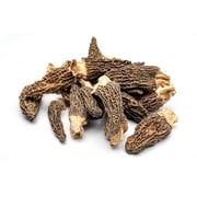 Slofoodgroup Whole Dried Morel Mushrooms | Wild Gourmet Morchellas Conica | Umami Flavor - 15 pieces