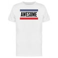 thumbnail image 1 of Slogan Awesome Logo Graphic Tee Men's -Image by Shutterstock, 1 of 2