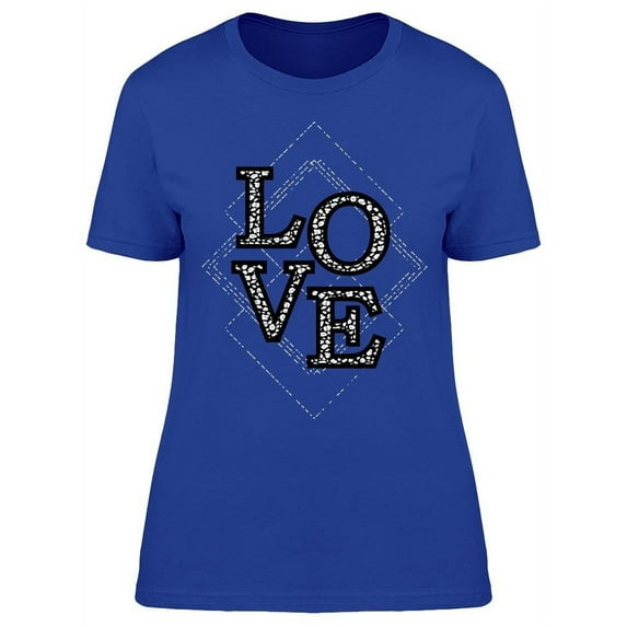 Slogan Graphic Love T-Shirt Women -Image by Shutterstock, Female 3X-Large