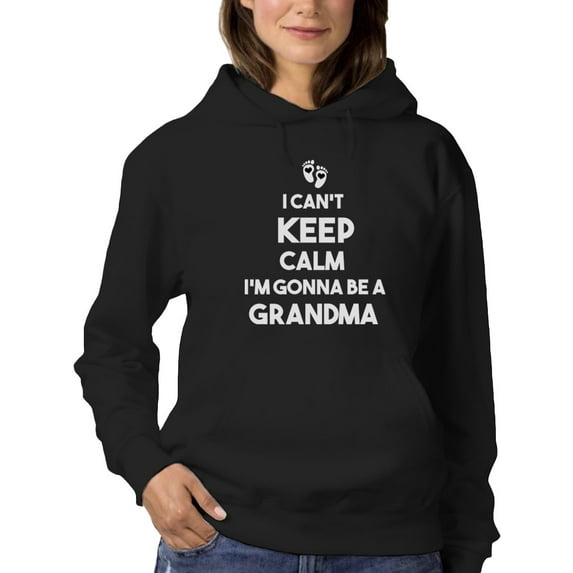 Slogan I'm Gonna Be A Grandma Women Hoodie, Female 3X-Large