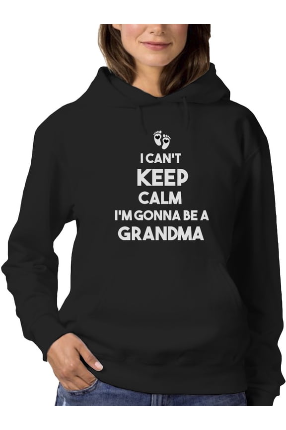 Slogan I'm Gonna Be A Grandma Women Hoodie, Female 3X-Large