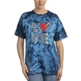 thumbnail image 1 of Slogan Love Tie Dye Crystal Women -Image by Shutterstock, Female x-Large, 1 of 4