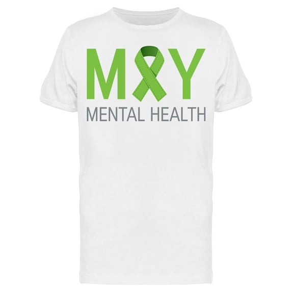 Slogan Mental Health Awareness Tee Men's -Image by Shutterstock