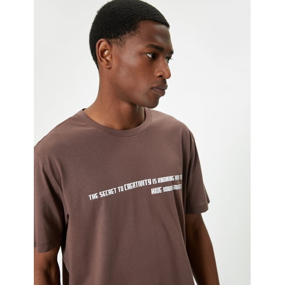 Slogan Printed T-Shirt