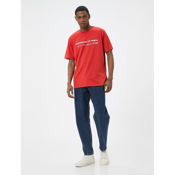 Slogan Printed T-Shirt