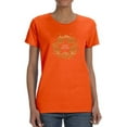 thumbnail image 1 of Slogan Shine Bright Shaped T-Shirt Women -Image by Shutterstock, Female Small, 1 of 4