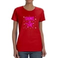 thumbnail image 1 of Slogan Shine Star Shaped T-Shirt Women -Image by Shutterstock, Female Small, 1 of 4