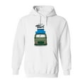 thumbnail image 1 of Slogan With A Van  Hoodie Men -Image by Shutterstock, Male Medium, 1 of 4