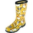 thumbnail image 1 of Sloggers Waterproof Garden Rain Boots for Women - Cute Mid-Calf Mud & Muck Boots with Premium Comfort Support Insole, (Original Chicken Yellow), (Size 7), 1 of 3