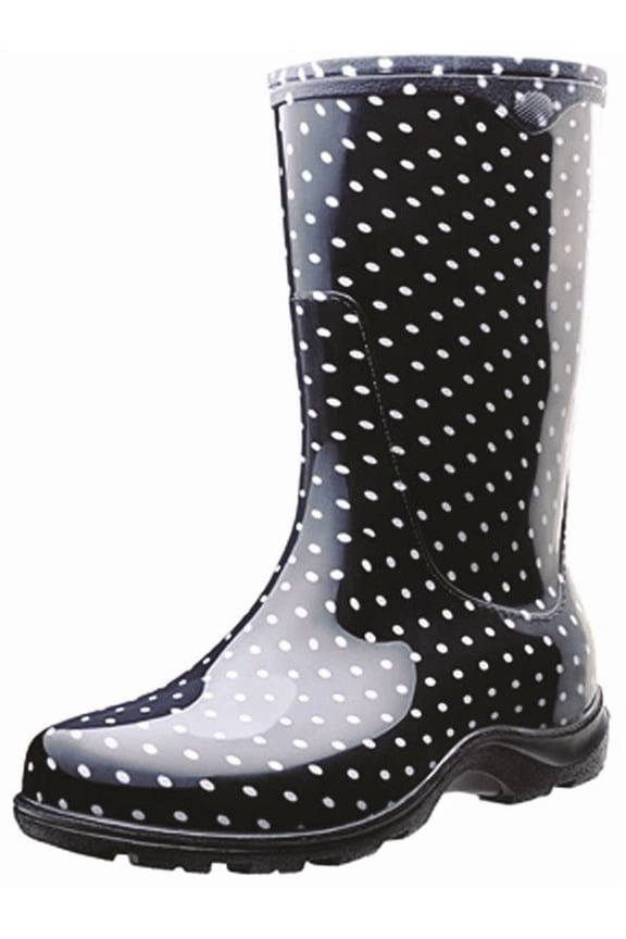 Rubber Boot - Polka Dot Waterproof Garden - Women's 7