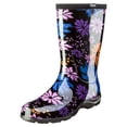 thumbnail image 1 of Sloggers Waterproof Garden Rain Boots for Women - Cute Mid-Calf Mud & Muck Boots with Premium Comfort Support Insole, (Flower Power), (Size 10), 1 of 3