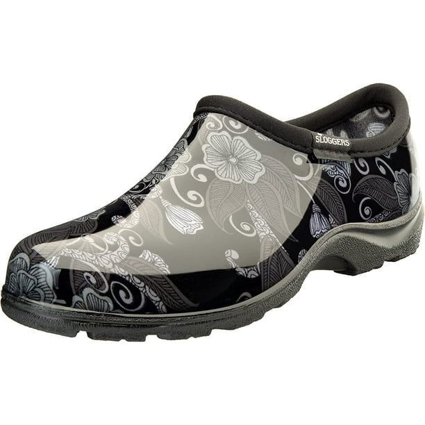 Sloggers Waterproof Garden Shoe for Women Outdoor Slip On Rain and Garden Clogs with Premium