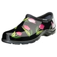 thumbnail image 1 of Sloggers Waterproof Garden Shoe for Women – Outdoor Slip-On Rain and Garden Clogs with Premium Comfort Support Insole, (Tulip Black), (Size 7), 1 of 7