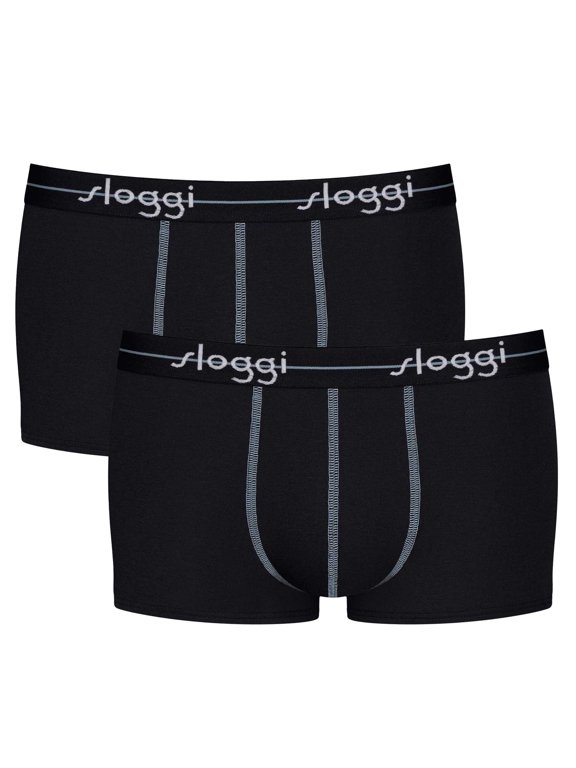 Men Boxer Shorts Cotton Blend Black Xxl