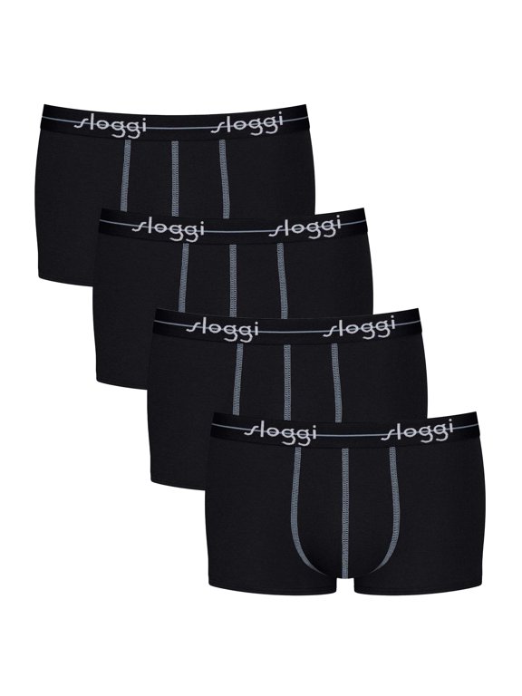 Men Boxer Shorts Cotton Blend Black Xxl