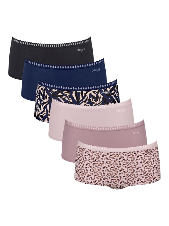 Women Panties Cotton Blue Xl