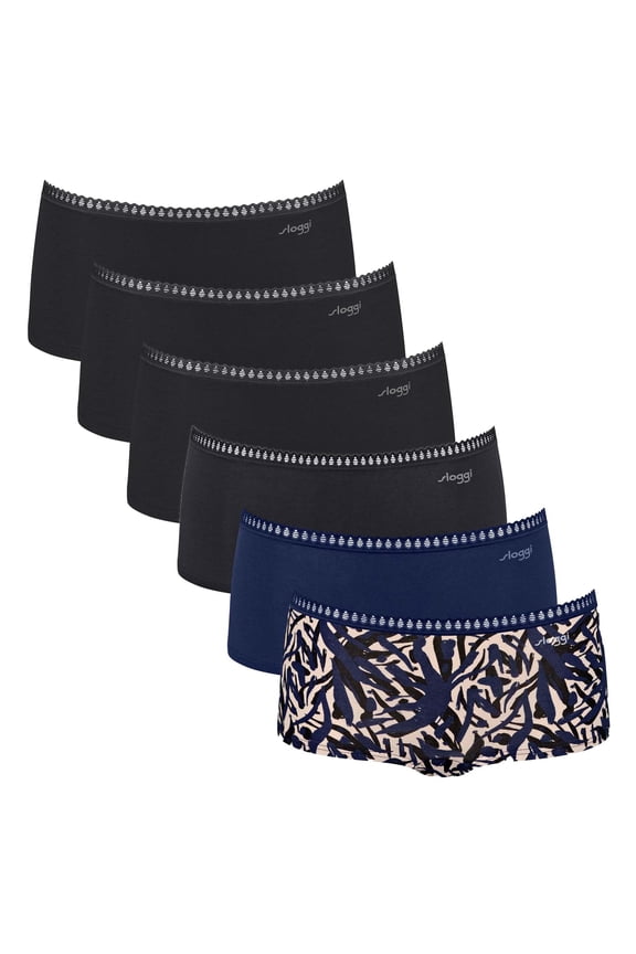 Women Panties Cotton Multicoloured M
