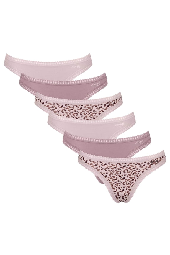 Women String Cotton Pink M