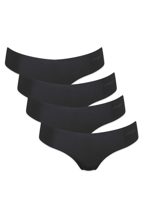 Women String Polyamide Black L