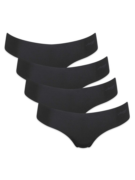 Women String Polyamide Black M