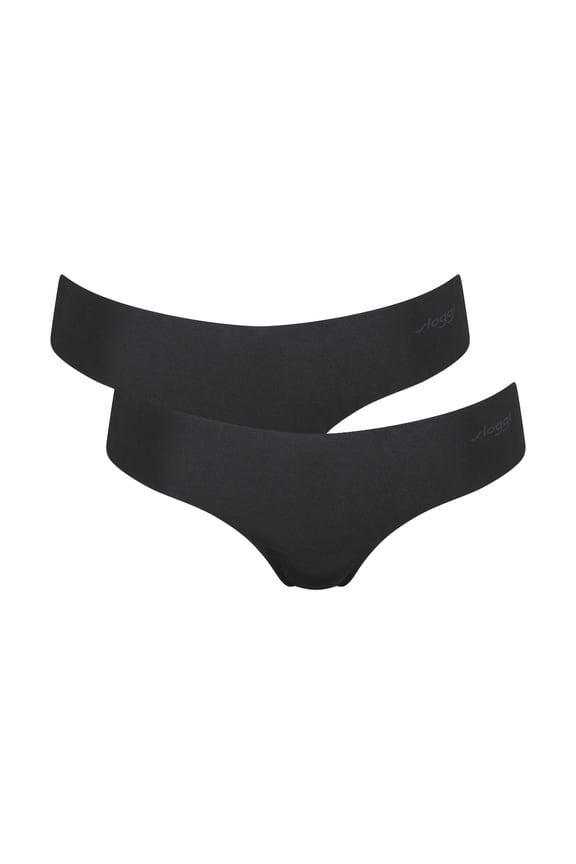 Women String Polyamide Black S