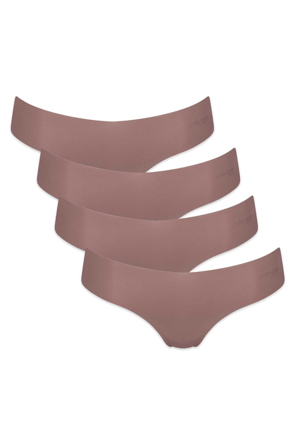 Women String Polyamide Brown S