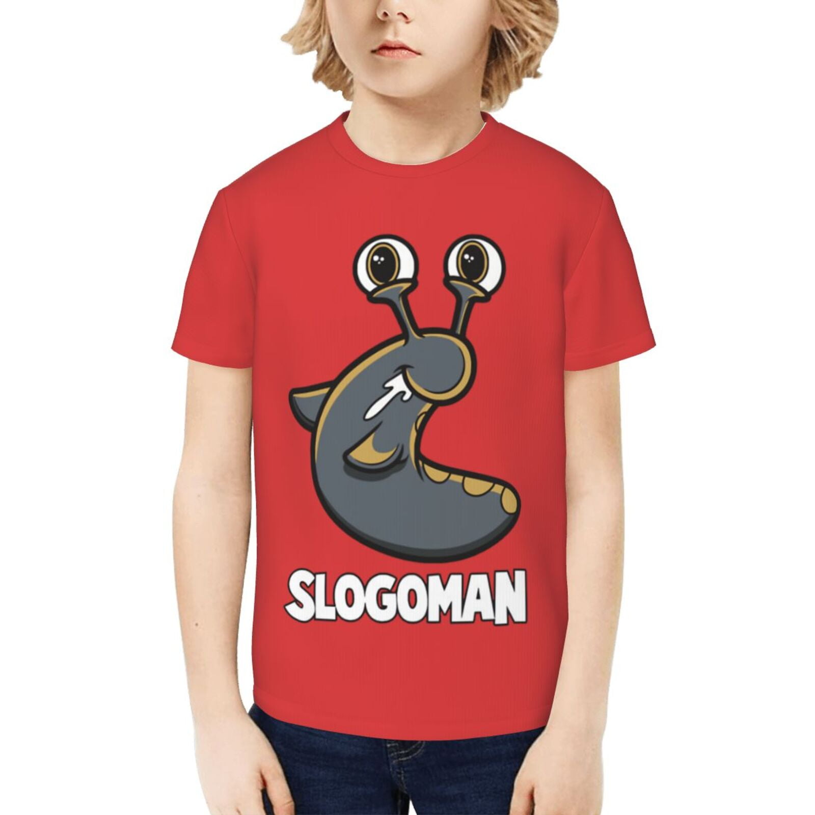 Slogoman Kids T-Shirt 3D Printed Graphic T-Shirts Boys and Girls