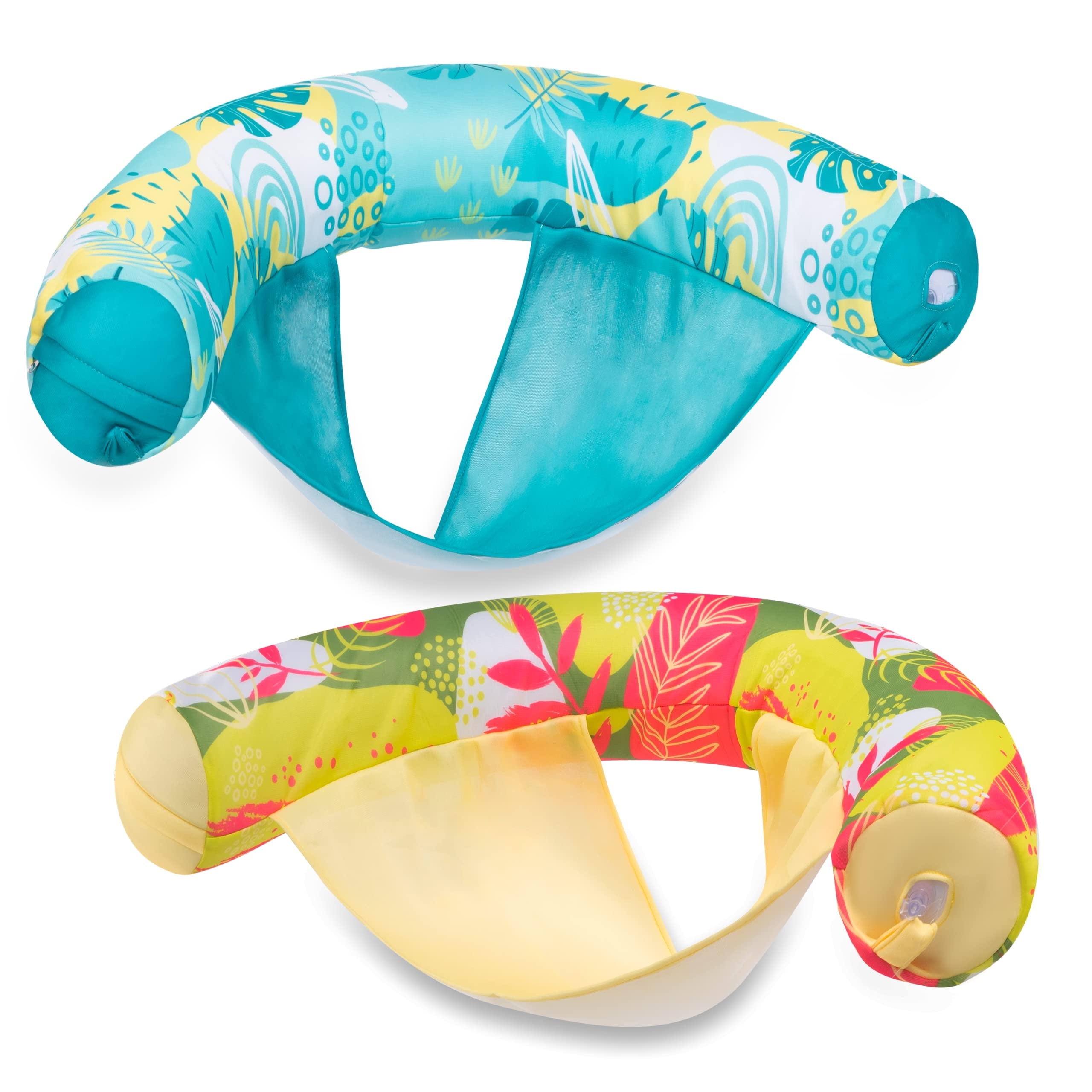 Sloosh Inflatable Pool Float Chairs, 2 Packs Floating Noodle Chair with