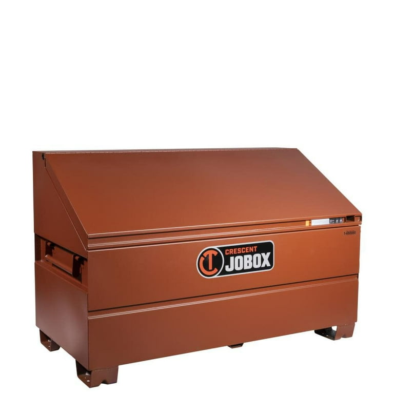JOBOX Steel Slope Lid Box, 60in X 30in X 39.5in, Site-Vault