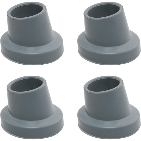 Slope Rubber Tips Non Slip Replacement Feet Pads for Shower Chair 1-1/8 inch 4 Pack