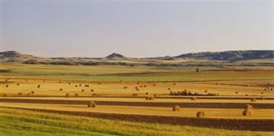 Slope country ND USA Canvas Art - Panoramic Images (24 x 12)