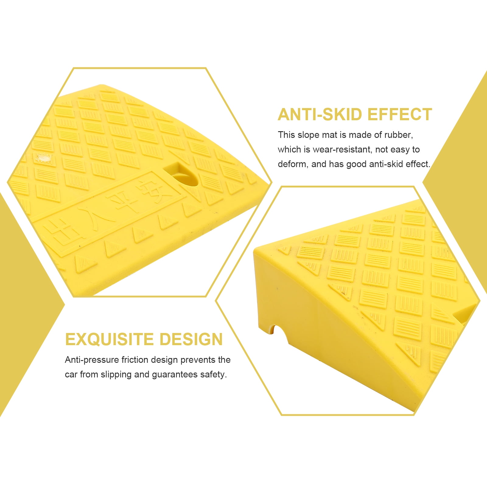 Slope ramp Practical Plastic Slope Ramp Threshold Ramp Mat Outdoor Use Slope Ramp